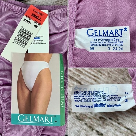 Deadstock Satin Panty Vintage Second Skin Panties Fairy Sexy Sissy Glam NOS NWT - Picture 9 of 11